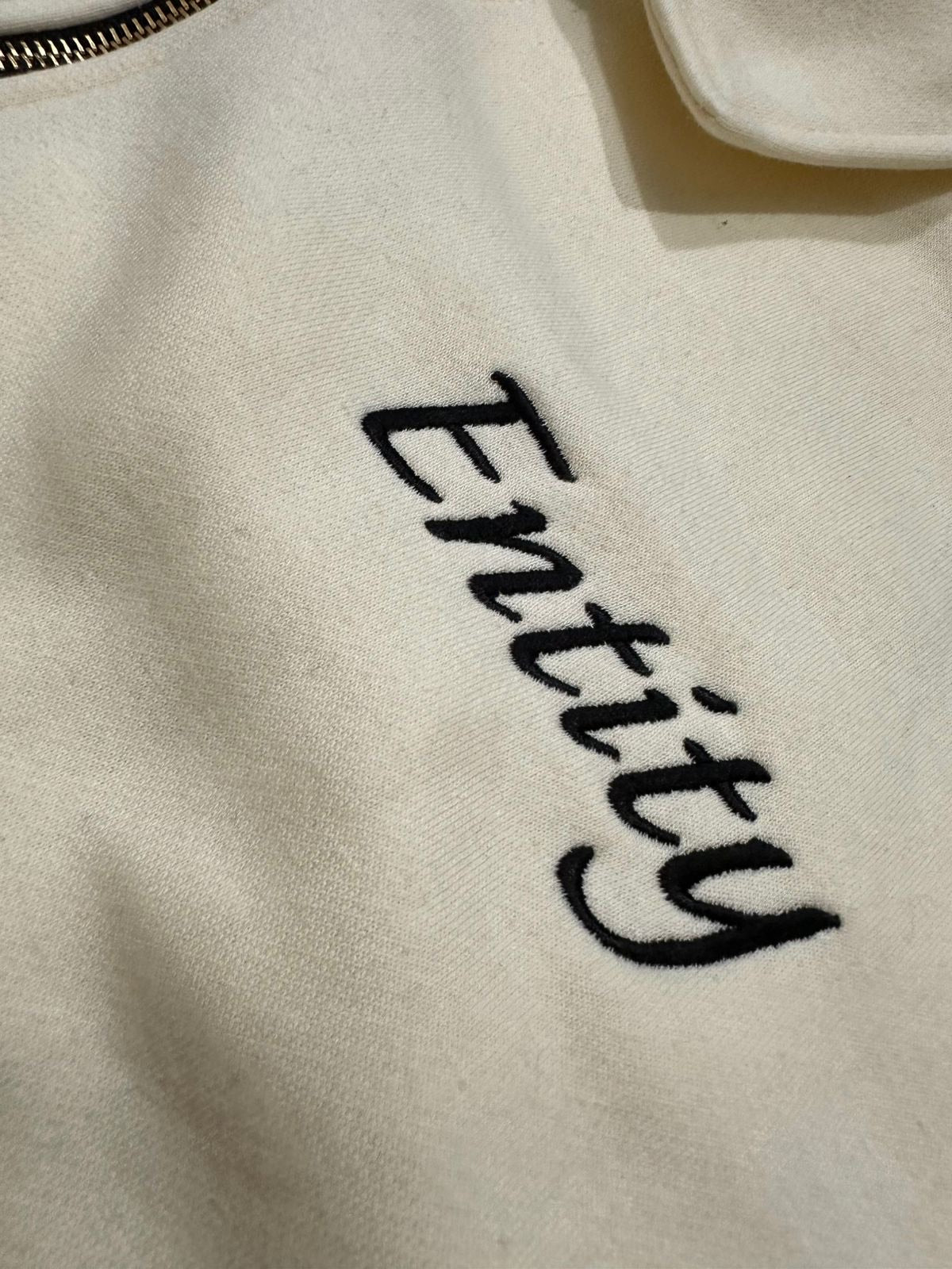 Entity's beige Classic Light Weighted Cotton Tracksuit Fleece & Bottoms